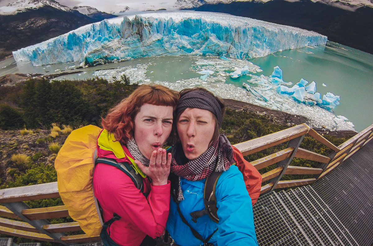 kim en sanne perito moreno