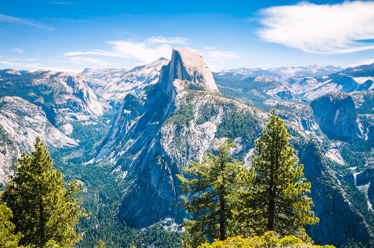 Wandelen in Yosemite : De four Mile en Panorama trail
